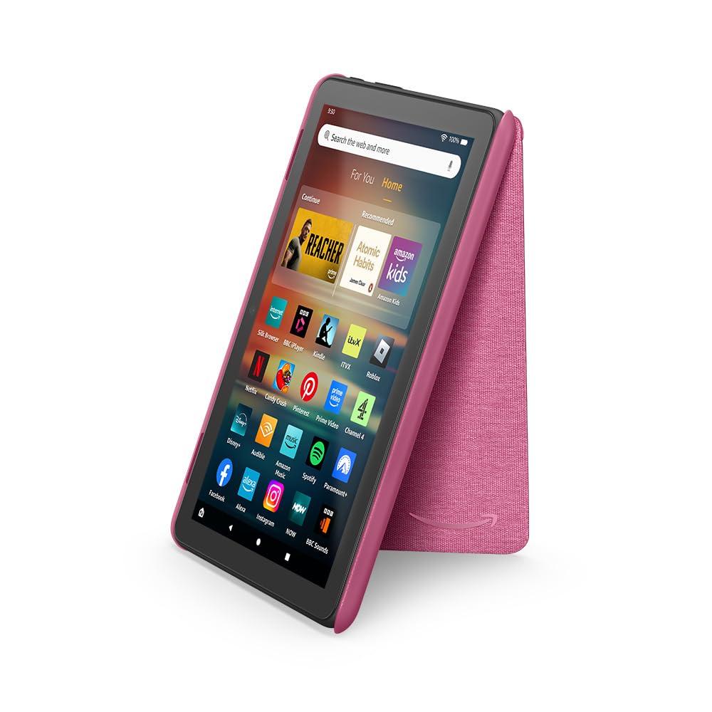Amazon's new hibiscus case for the Fire HD 8 tablet (compatible with 12th generation tablets only). - 53-036073