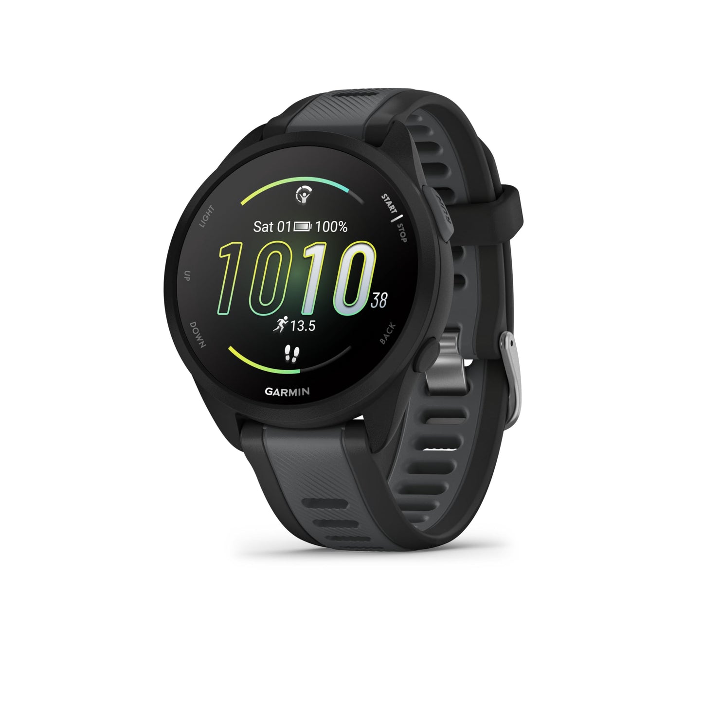 Garmin Forerunner 165 Music [renewed] - running smartwatch, 1.2" AMOLED touchscreen, up to 11 days battery life, 25+ sports apps, training recommendations, smart functions, GarminMusic [refurbished] - 010-N2863-30