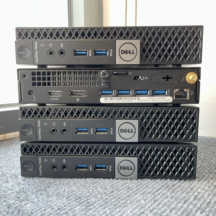 Micro PC Desktop DELL OptiPlex 7040 | Core i7 up to 3.60 GHz Windows 11 Pro | 16 GB RAM SSD 240 GB | USB 3.1 HDMI Mini Computer for Business Office Desk (Refurbished)