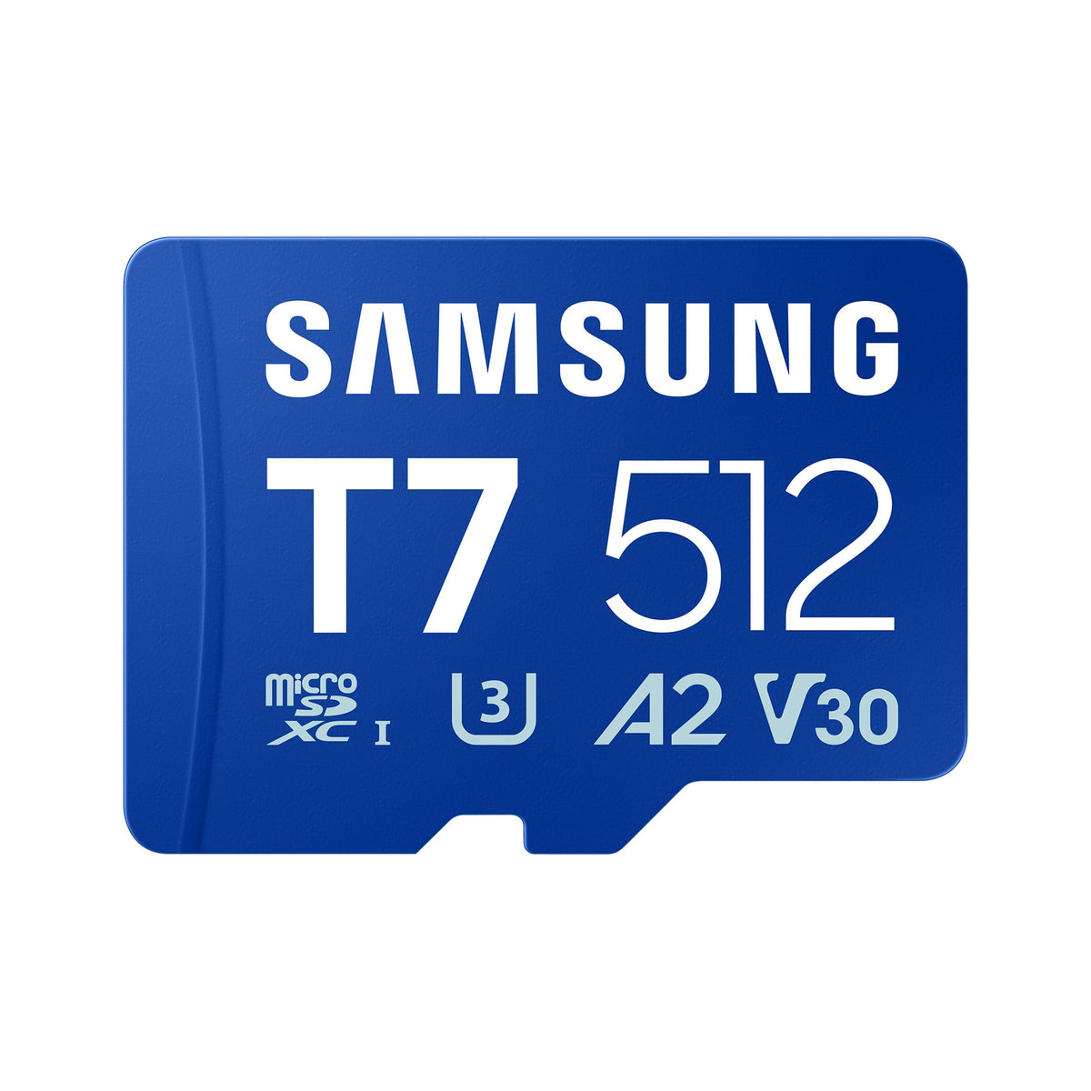 Samsung T7 microSD Card, 512 GB, Memory Card for Mobile Games on Smartphones, Tablets, and Handheld Consoles, UHS-I U3, Full HD & 4K UHD, 170 MB/s Read, MB-MB512T/WW