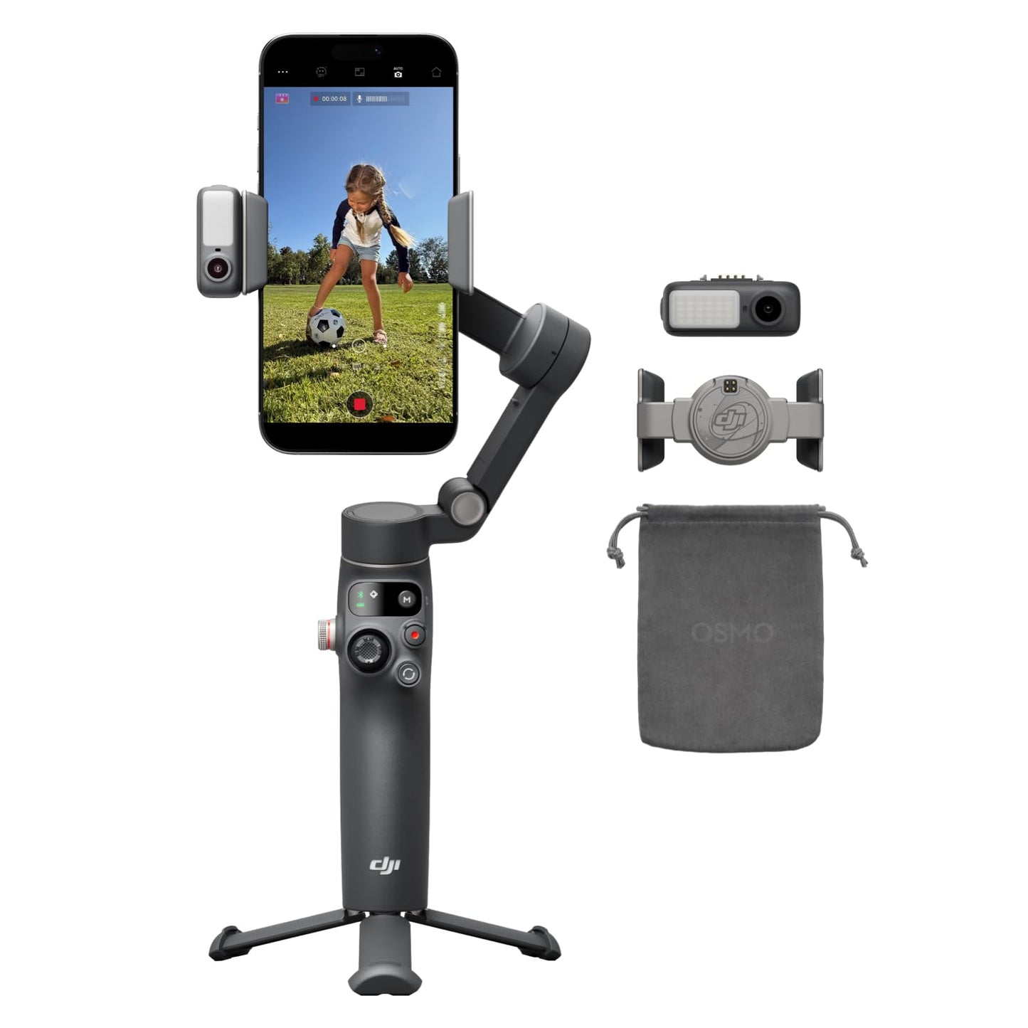 DJI Osmo Mobile 8 smartphone gimbal, 3-axis stabilization - 6937224126817