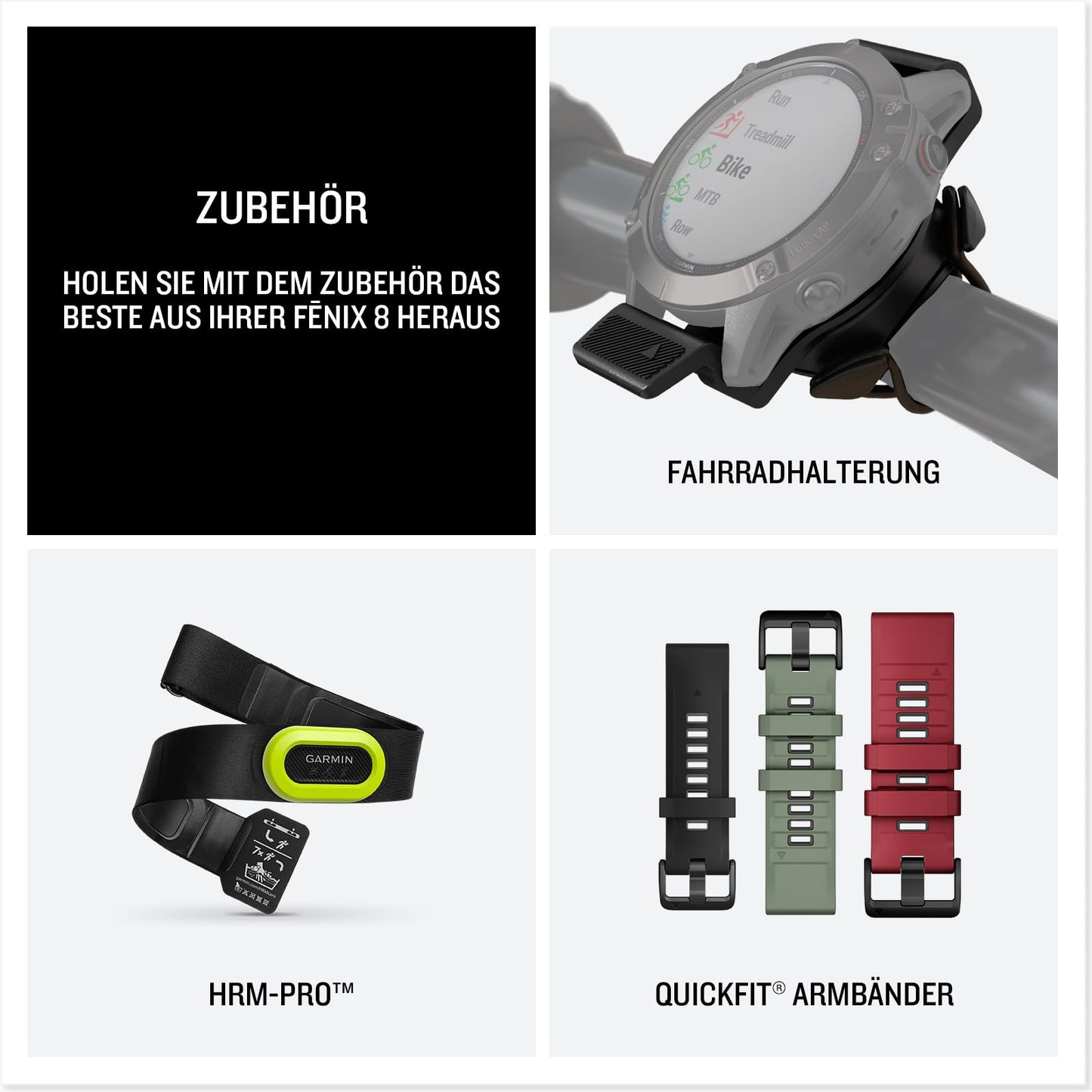 Garmin fēnix 8 51mm – multisport smartwatch, 1.4" AMOLED touch/button display, up to 29 days battery life, 80+ sports/outdoor apps, TOPO maps, ECG, telephony, music, flashlight - 010-02905-00