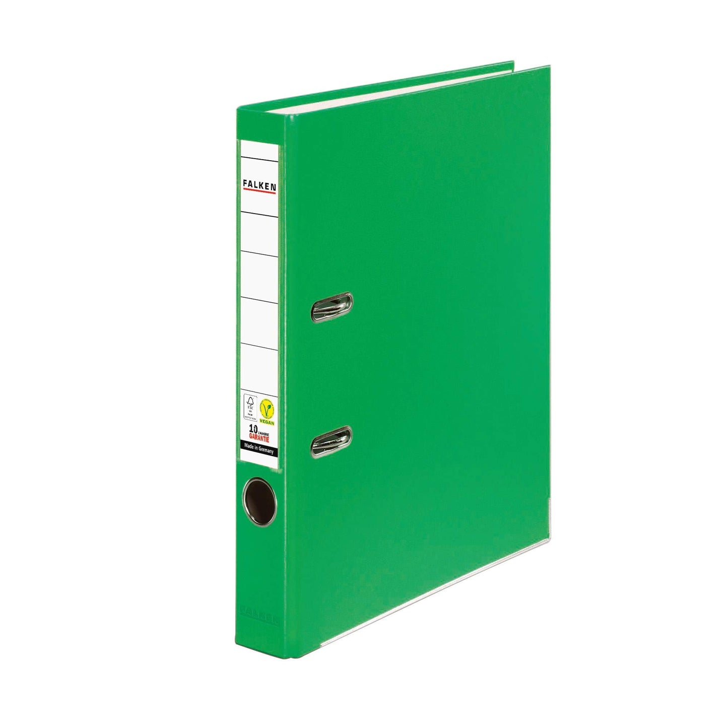 FALKEN 5x PP-Color plastic folder 5 cm narrow DIN A4 light green - 15047984