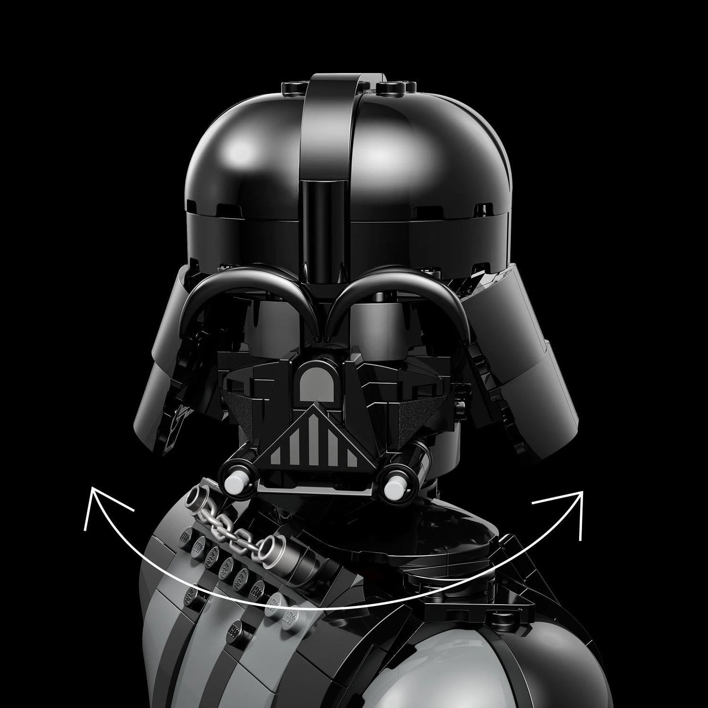 LEGO Star Wars 75439 Darth Vader bust - model building for adults - including collectible minifigure with red lightsaber - gift idea for fans of A New Hope