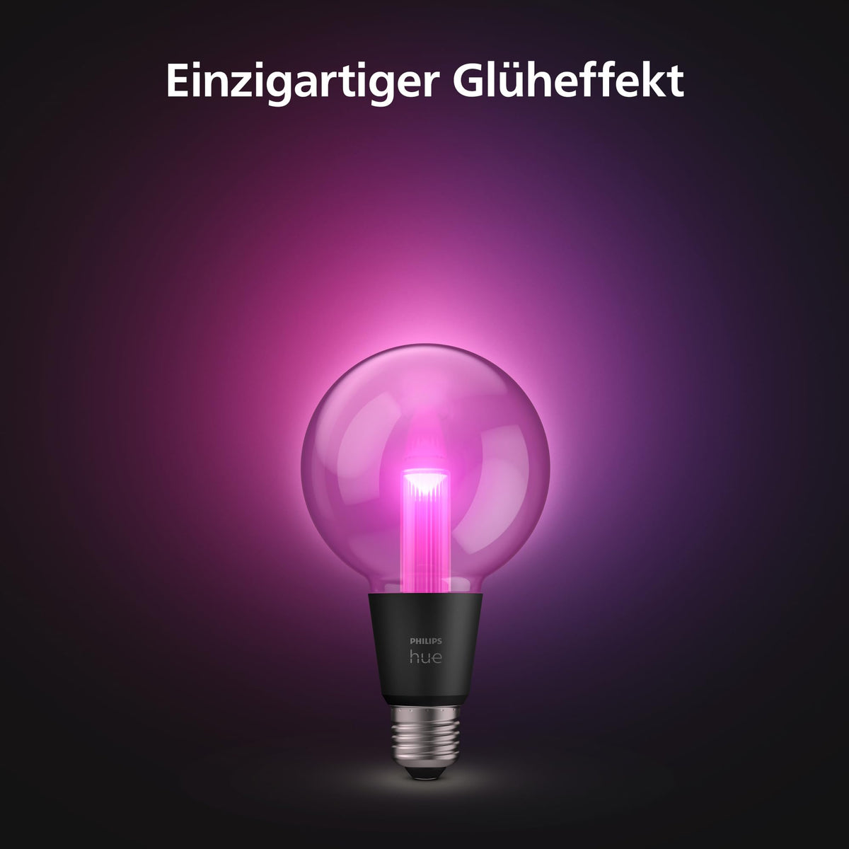 Lampa LED inteligentă Philips Hue Lightguide G95, formă mică de glob, E27 - 929003151101