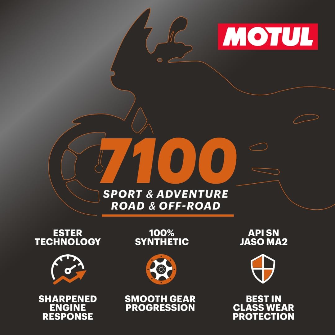 Motul 104090 7100 4T, 10W-30, 4L