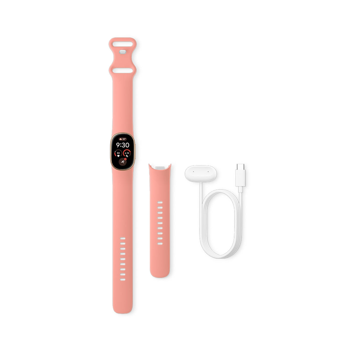 Google Fitbit Edge Carcasă în Champagne Gold/Brățară sport în Canyon - GA11586-EU