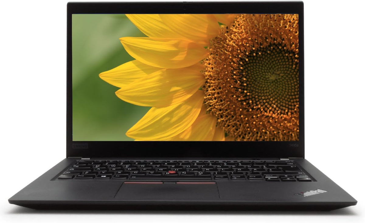 Lenovo Thinkpad T495s Laptop de afaceri, notebook de 14" FHD, AMD Ryzen 7-3700U, 16GB RAM DDR4, 256GB SSD, Windows 11 Pro (Recondiționat)