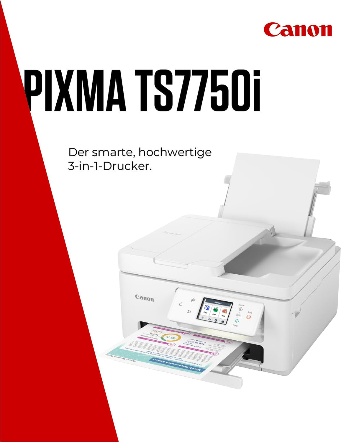 Canon PIXMA TS7750i WLAN multifunction printer inkjet with ADF