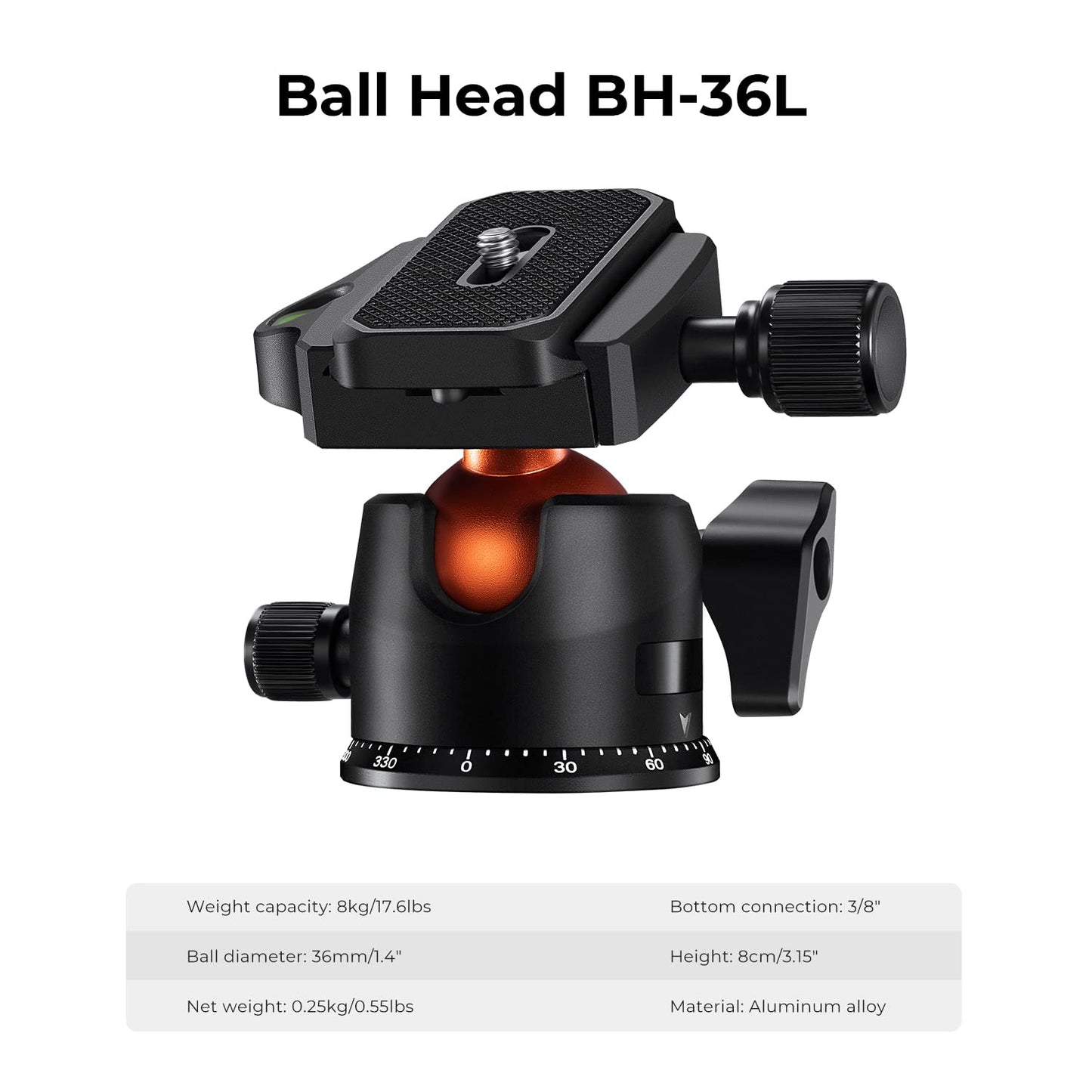 K&F CONCEPT K254C2 camera tripod made of carbon fiber, tripod camera 162cm, travel tripod Arca Swiss compatible, tripod for on the go - O254C2