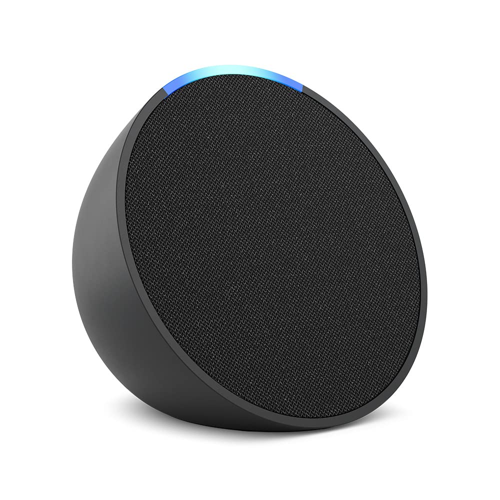 Echo Pop | International version | Compact and smart WiFi and Bluetooth speaker with rich sound and Alexa | anthracite - C2H4R9