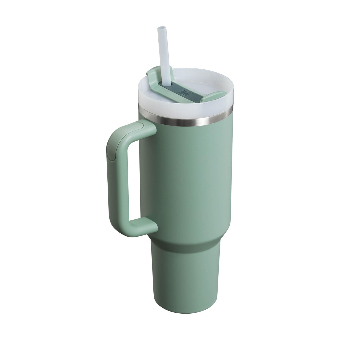 STANLEY Quencher H2.0 Flowstate Drinking Bottle with Straw 1.18L - Thermo Mug Cools Up to 11 Hours, 48 Ice Cold - Dishwasher Safe - Thermos Bottle BPA Free Stainless Steel - Shale - 10-10824-400
