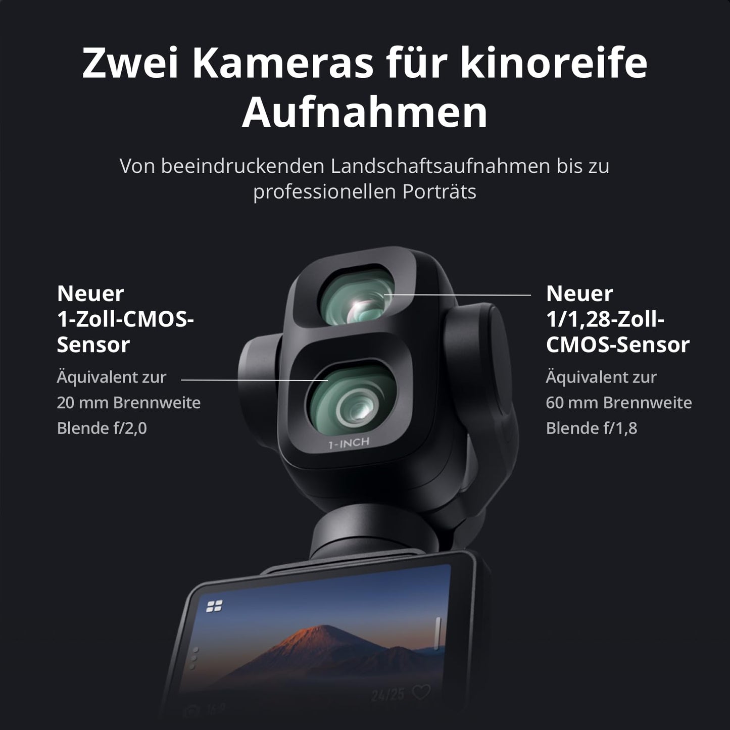 DJI Osmo Pocket 4P Standard Combo, 4K Vlog Camera with Dual Lens - 6937224148321
