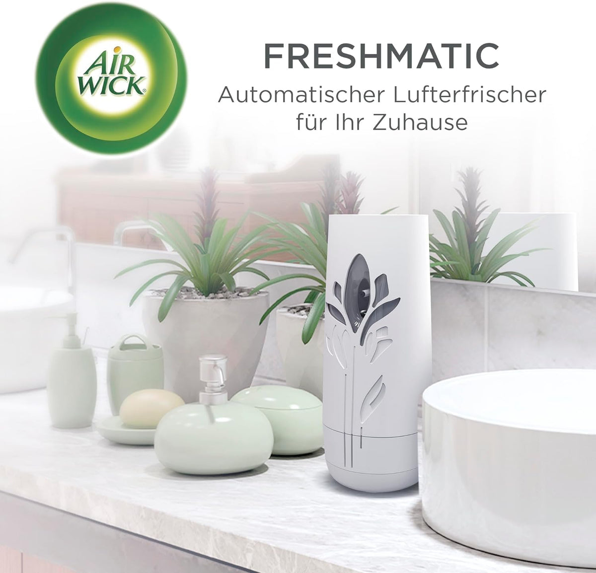 Air Wick Freshmatic Max Spray de cameră – Refill pentru Air Wick Freshmatic Max – Aromă: Fresh Spring Breeze – 6 x 250 ml refill - 3276004