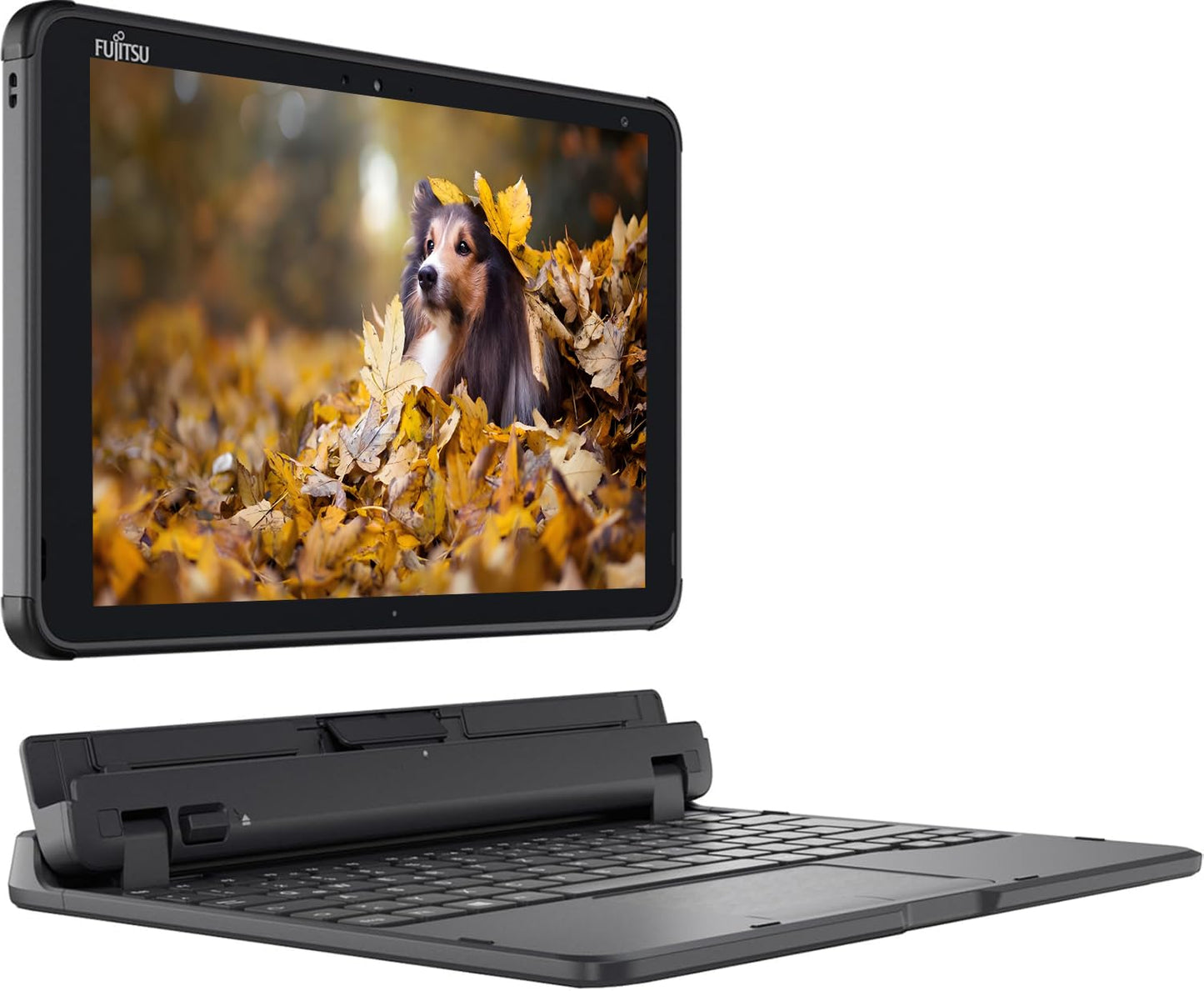Fujitsu Stylistic Q5010 Touchscreen Laptop, Intel Celeron N4020, 10.1" FHD (1920 x 1200), 4GB RAM, 64GB eMMC, Japanese QWERTY Keyboard, Windows 11 Pro (Refurbished)