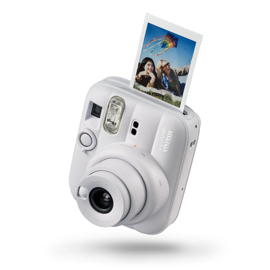 FUJIFILM instax mini 13™ instant camera for adults | Instant print camera for colorful, hands-on memories - selfie mirror, close-up mode & auto exposure | Clay White