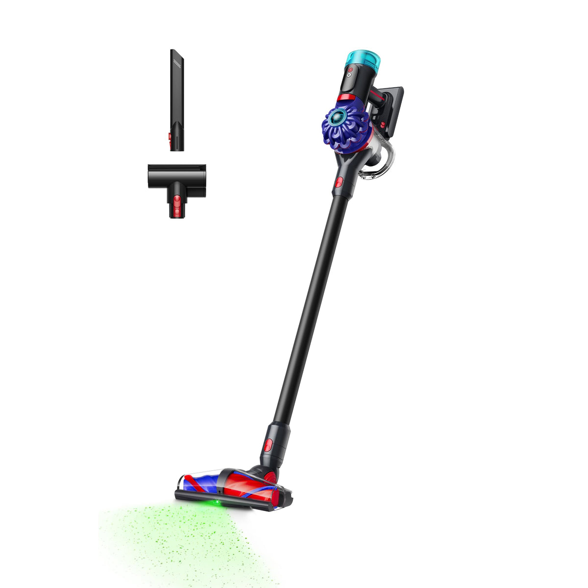 Dyson V10 Konical™ Handheld Vacuum Cleaner, 150 Airwatt, Moulded Vinca and Black - SV55-AE