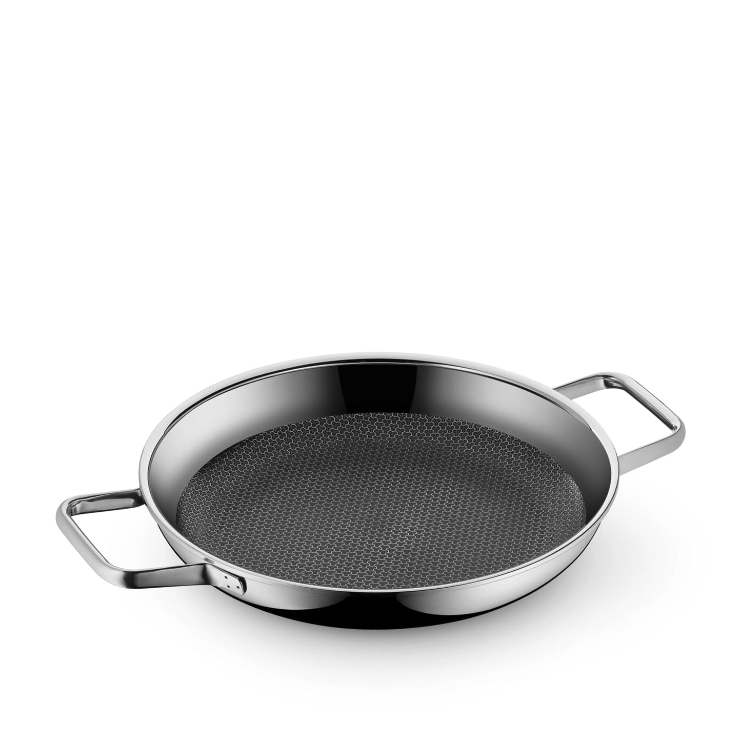 WMF Profi Resist serving/frying pan 28 cm induction, multi-layer material coated, honeycomb structure, stainless steel handle, oven safe - 1756386411