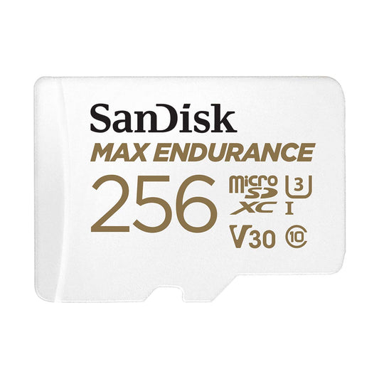 SANDISK MAX ENDURANCE microSDXC memory card with adapter - SDSQQVR-256G-GN6IA