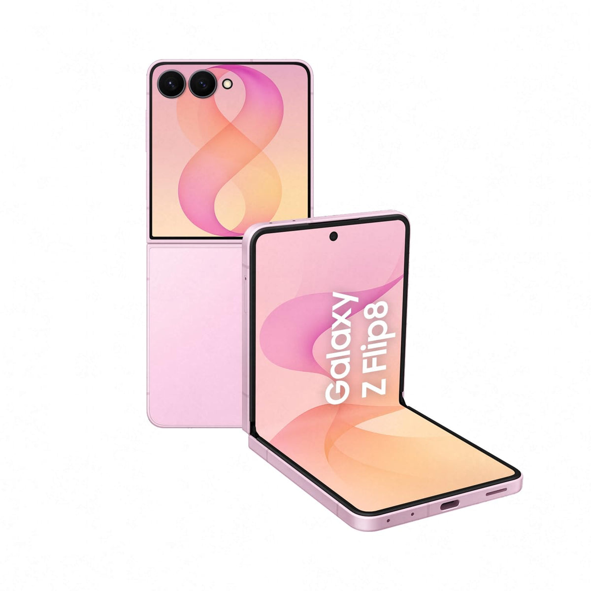 Samsung Galaxy Z Flip8 AI Smartphone, 256 GB Storage, 12 GB RAM, Pink - SM-F776BLIGEUB