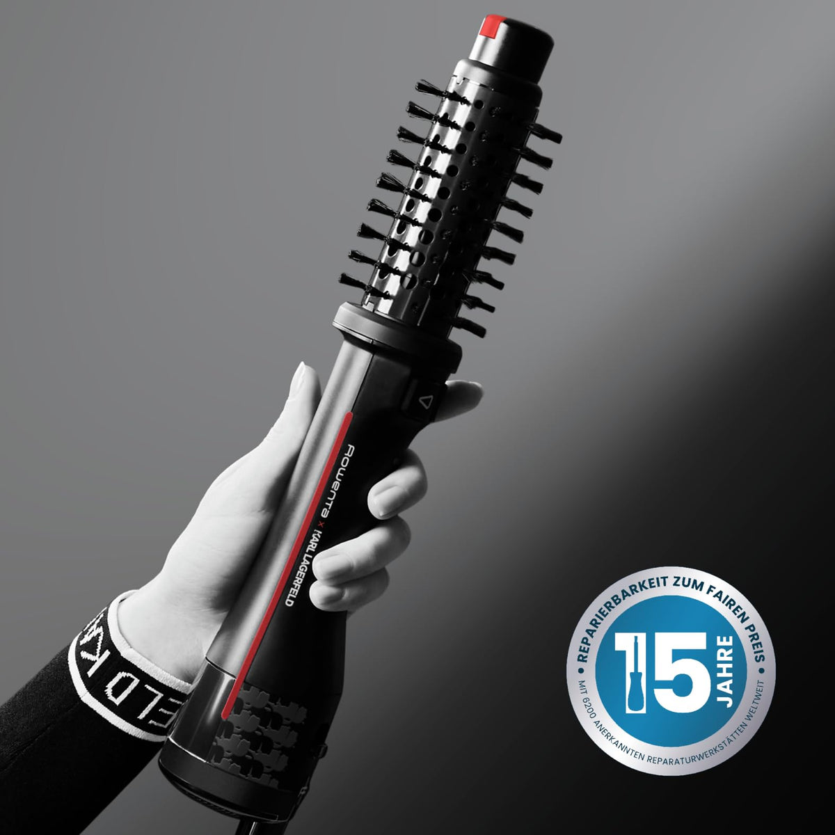 Rowenta x Karl Lagerfeld K/Pro Stylist rotating hot air brush CF961L