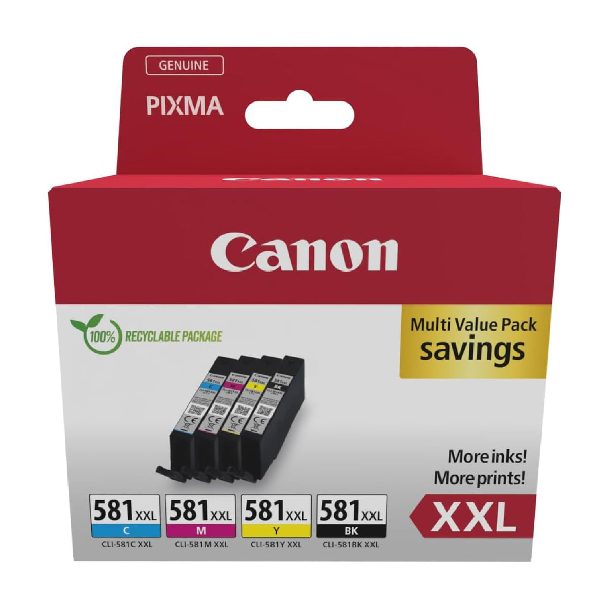 Canon CLI-581XXL Original Ink Cartridges Multipack - 1998C007
