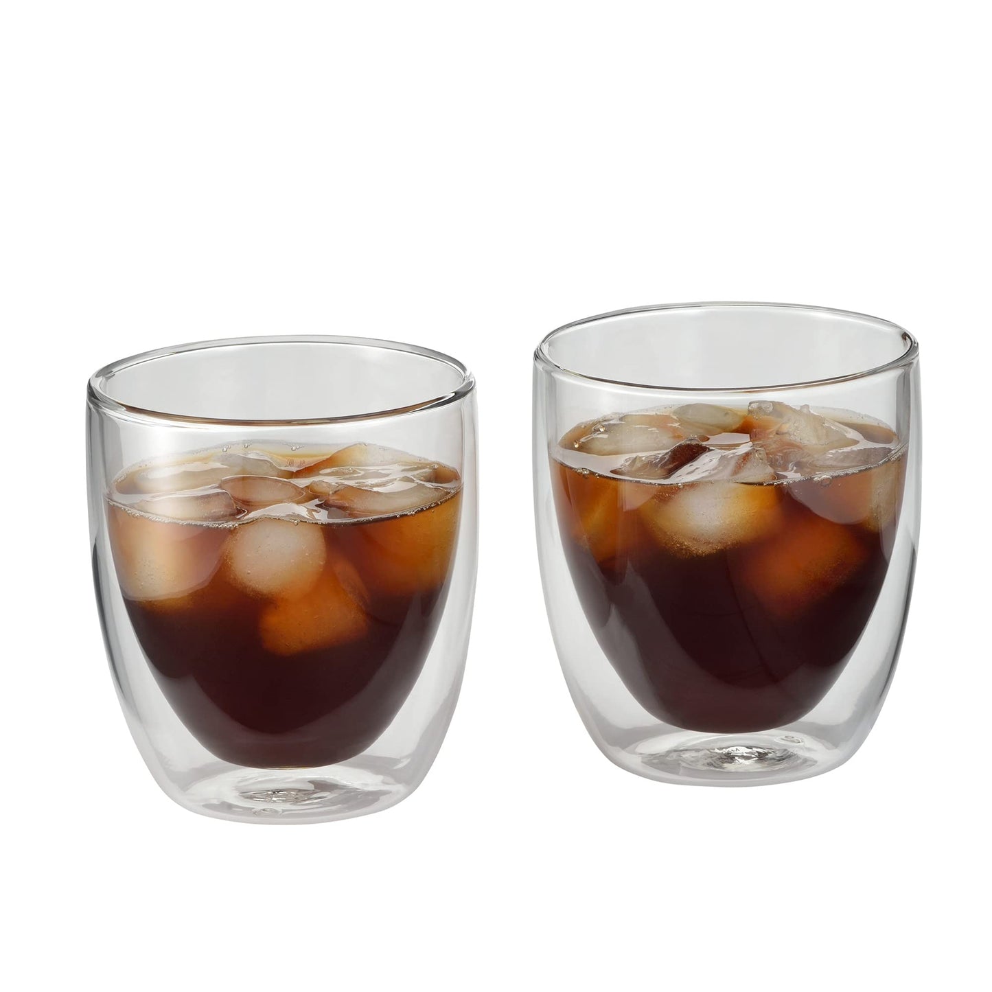WMF cult double-walled cappuccino glasses set of 6, double-walled glasses 250ml, floating effect, thermal glasses, heat-resistant tea glass, coffee glass - 901412000