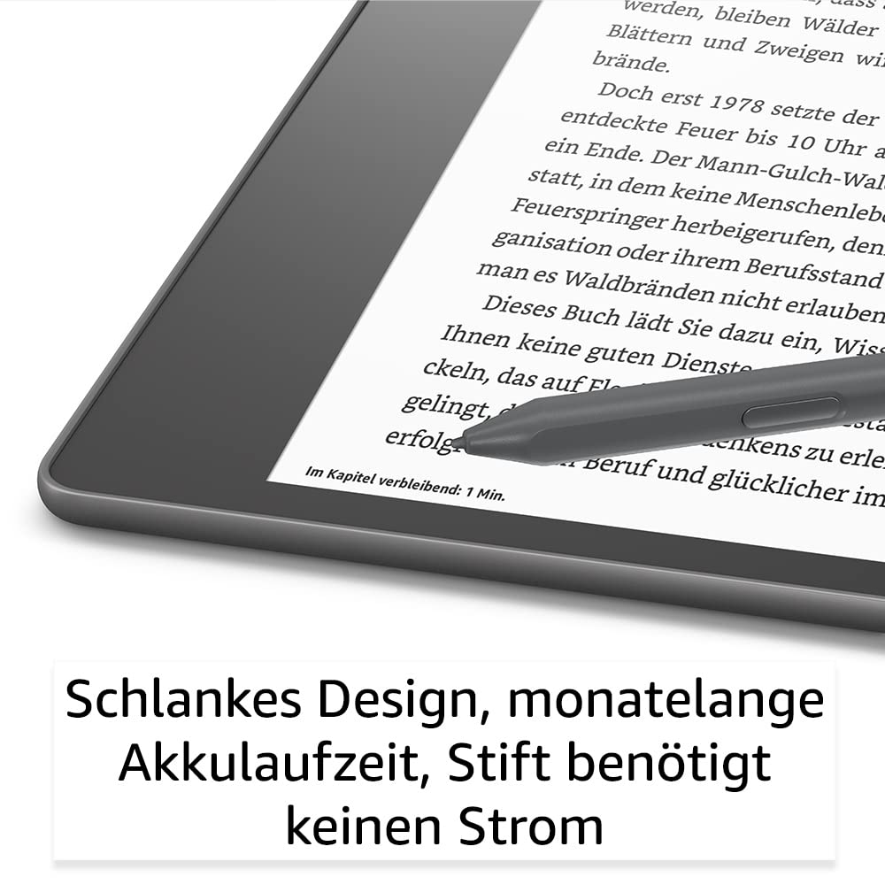 Certified and refurbished Kindle Scribe, the first Kindle with writing functionality, featuring a 10.2-inch Paperwhite display with 300 ppi, comes with a premium stylus | 16 GB - C4A6T4