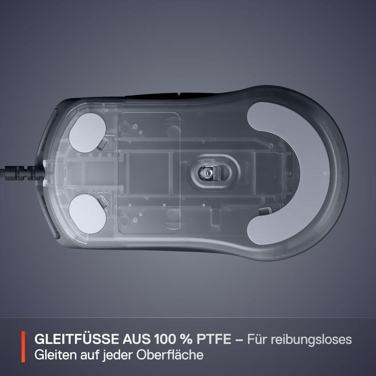 SteelSeries Rival 3 Gen 2 Mouse de gaming - 8.500 DPI TrueMove Core senzor optic - 60 milioane de clicuri garantate - latență redusă - 77 g greutate - picioare PTFE - RGB - Negru - 62515