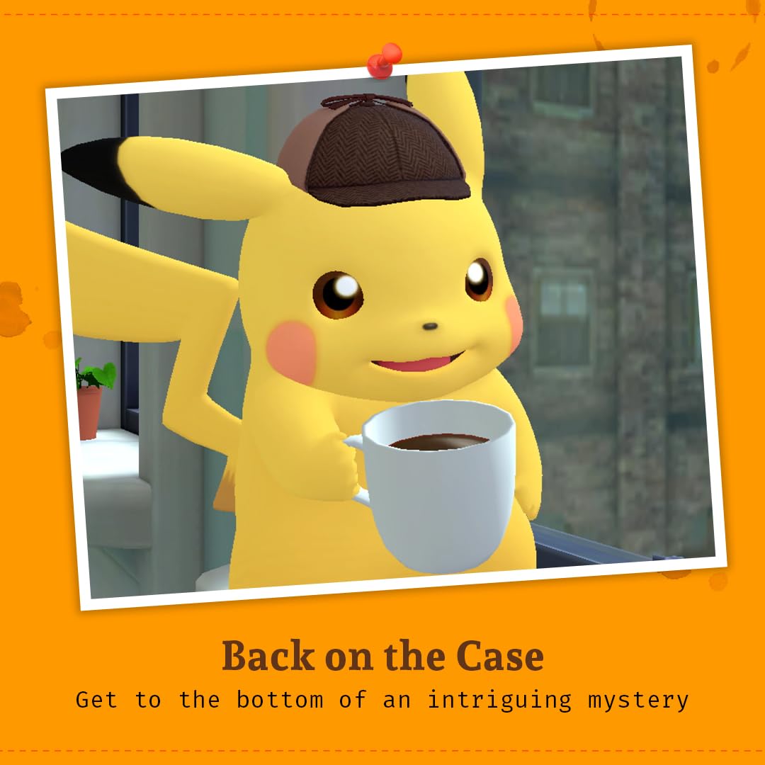 Nintendo Detective Pikachu Returns Standard Traditional Chinese, German, English, Spanish, French, Italian - 1232390