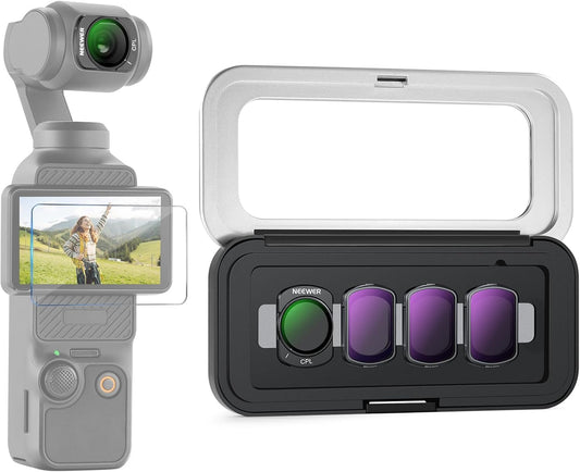 NEEWER ND and CPL filter set compatible with DJI Osmo Pocket 3 4 Xtra Muse - FL-C58