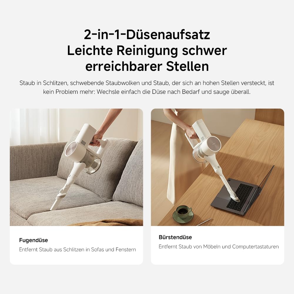 XIAOMI G20 Cordless Vacuum Cleaner, 25,000 Pa, 150 AW, up to 60 Min., LED Light - BHR8831EU