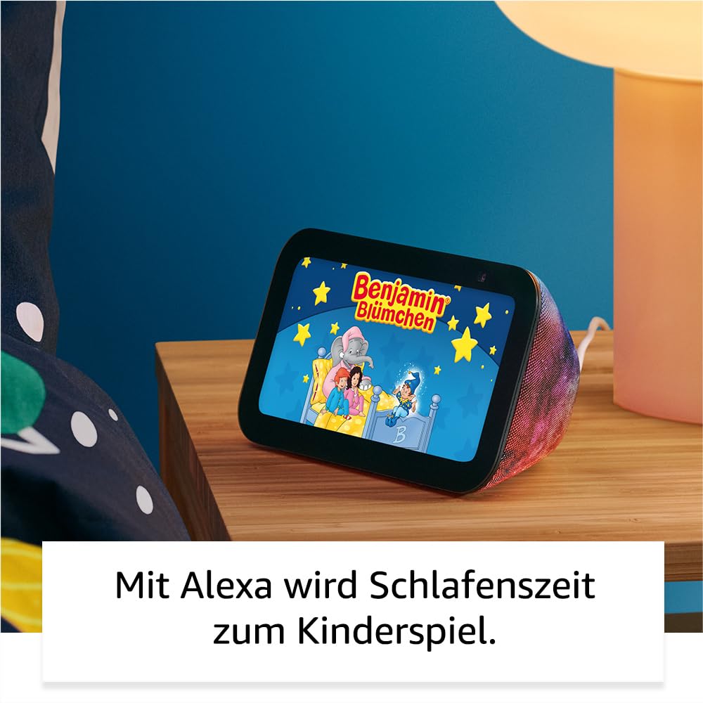 Echo Show 5 Kids (Latest Generation) | Smart Display | 1 year of Amazon Kids+ content included | Space theme, with Alexa+ Early Access - H97N6S
