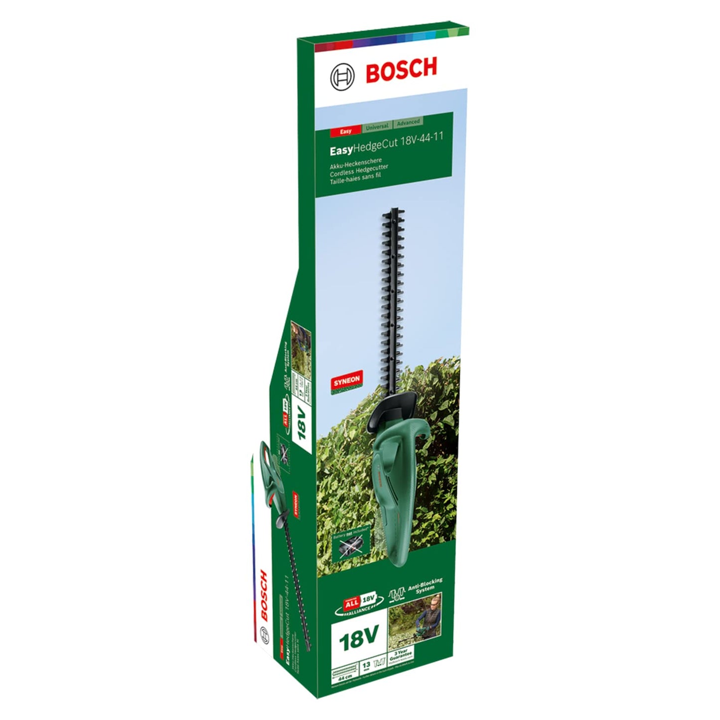 Bosch cordless hedge trimmer EasyHedgeCut 18V-44-11 (without battery/charger) - 0600849H06