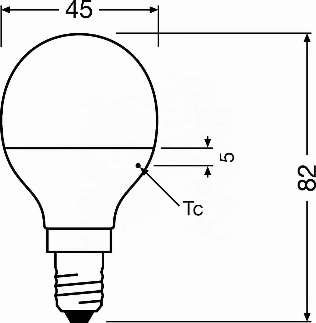 Osram LED BASE Classic P40, mat, lămpi LED Filament din sticlă pentru soclu E14, formă de candelă, alb rece (4000K), 470 lumeni, înlocuire pentru becurile tradiționale de 40W, 30 bucăți (1 pachet)