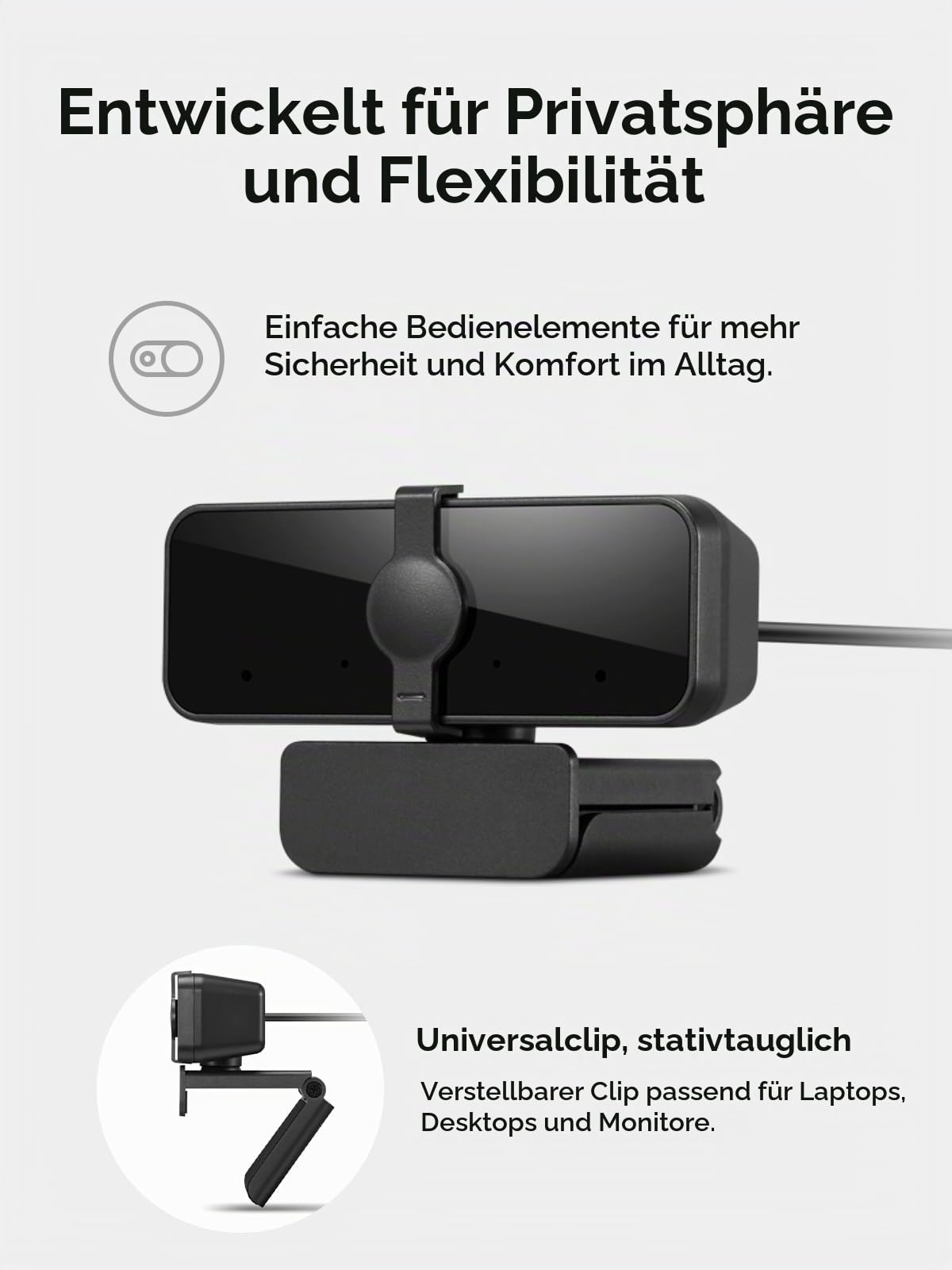 Lenovo Essential Fhd Gen2 Webcam 1920 X 1080 Pixels USB 2.0, 4XC1S15018