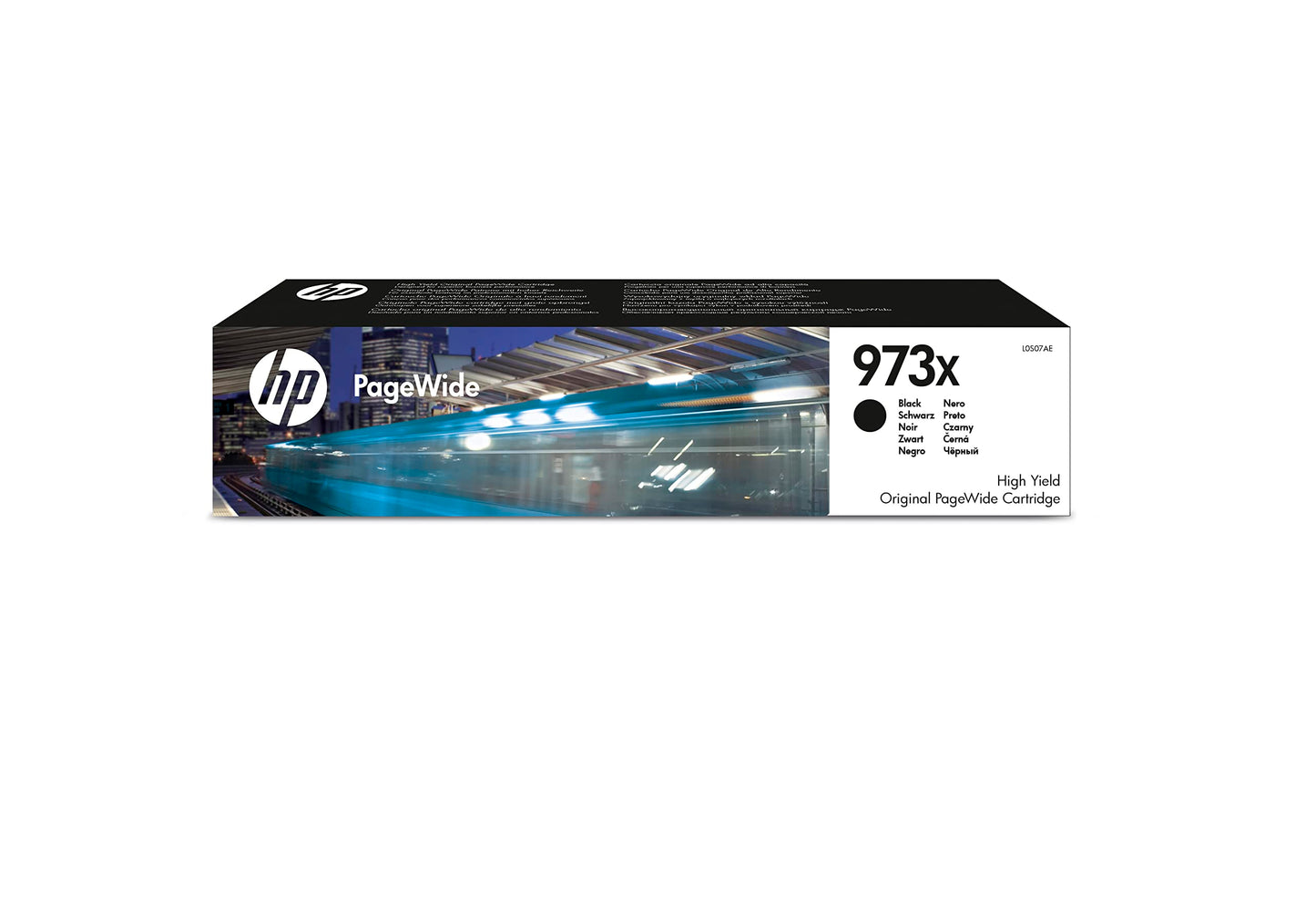HP 973X (L0S07AE) original high-yield black printer cartridge for HP PageWide
