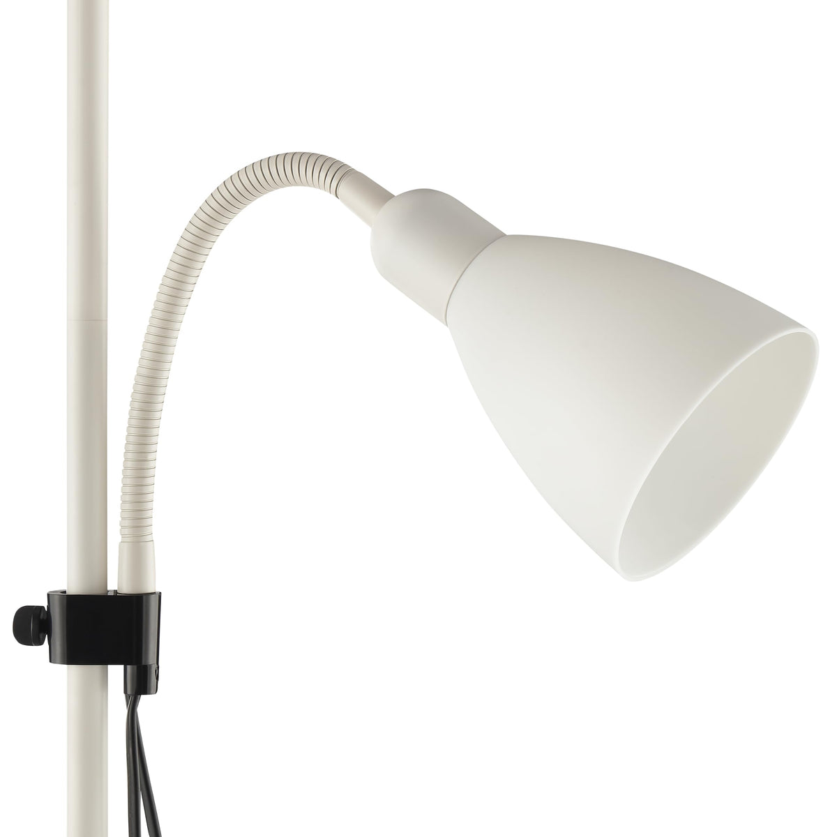 Brilliant Spari Floor Lamp with Reading Light beige - LED Floor Lamp - 1.8 m Standing Lamp - suitable for LED bulbs (E27 & E14 socket) - with adjustable reading arm - 93008/09