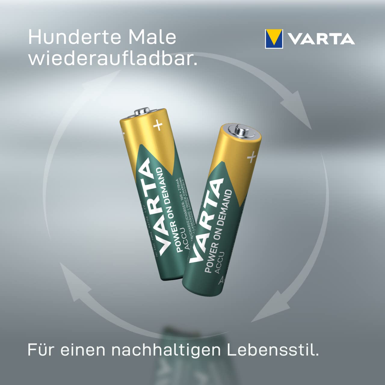 VARTA AAA batteries, rechargeable, 24 pieces, battery, power on demand, 1000 mAh Ni-MH, pre-charged, ready for immediate use [Exclusive to Amazon] - AAA,