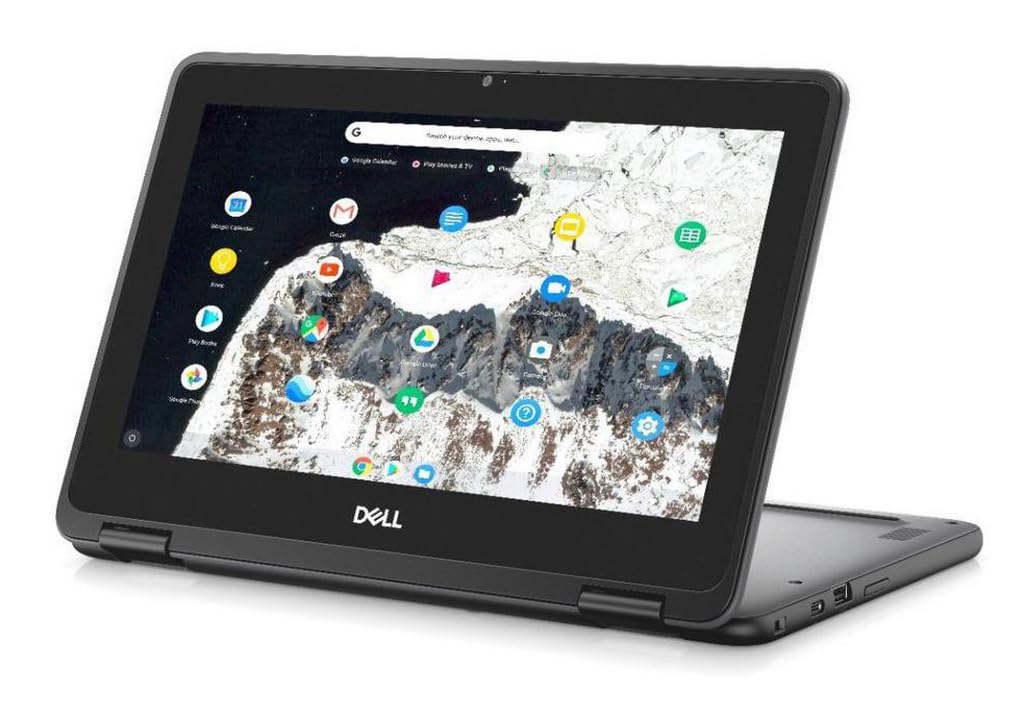 Dell Chromebook 11 3100 2-in-1 Notebook, 11.6-inch Touchscreen Notebook, Intel Celeron N4020, 4GB RAM, 32GB SSD, Japanese Keyboard, Chrome OS (Refurbished)