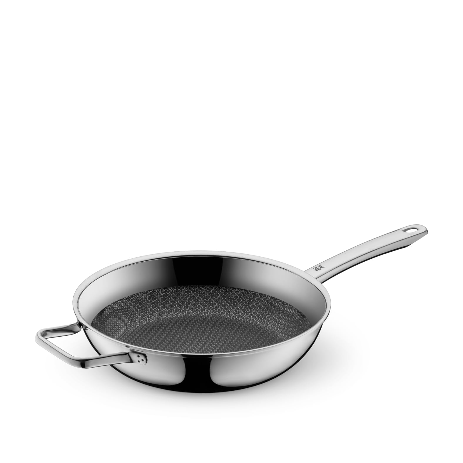 WMF Profi Resist braising pan 28cm induction, high, coated with multi-layer material, high edge, honeycomb structure, stainless steel handle, oven-safe - 1756486411