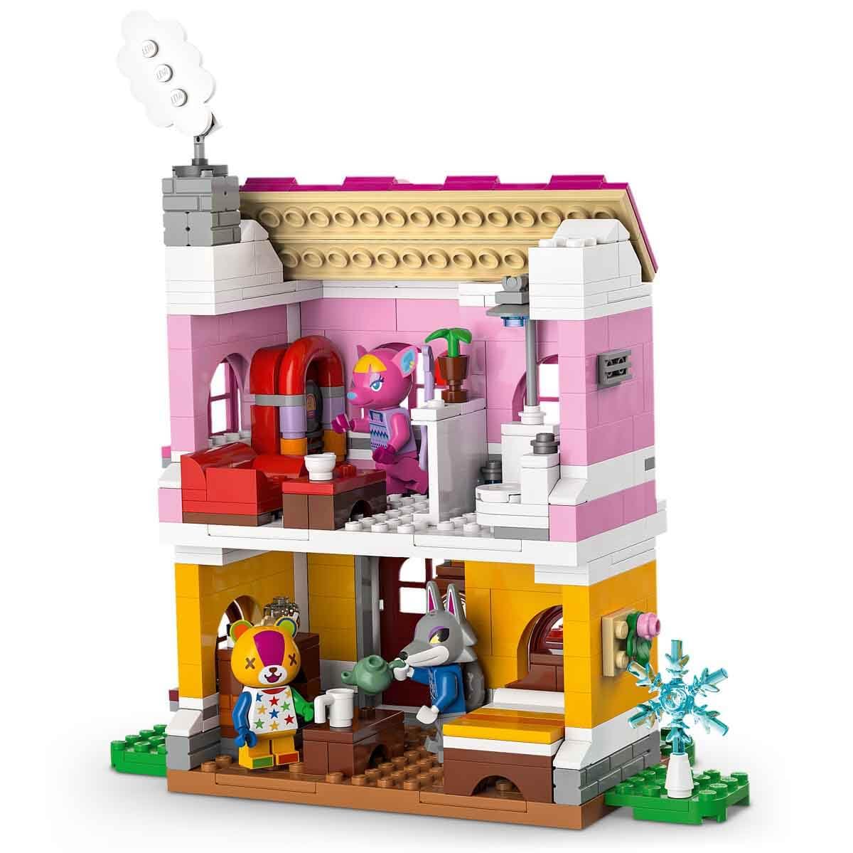 LEGO Animal Crossing - Creative Houses: Seasons of Fun - 2-in-1 playset with 2 playhouses, minifigures of Stitches, Feline & Grimm - Gamer gift for girls, boys aged 7 and up - 77057