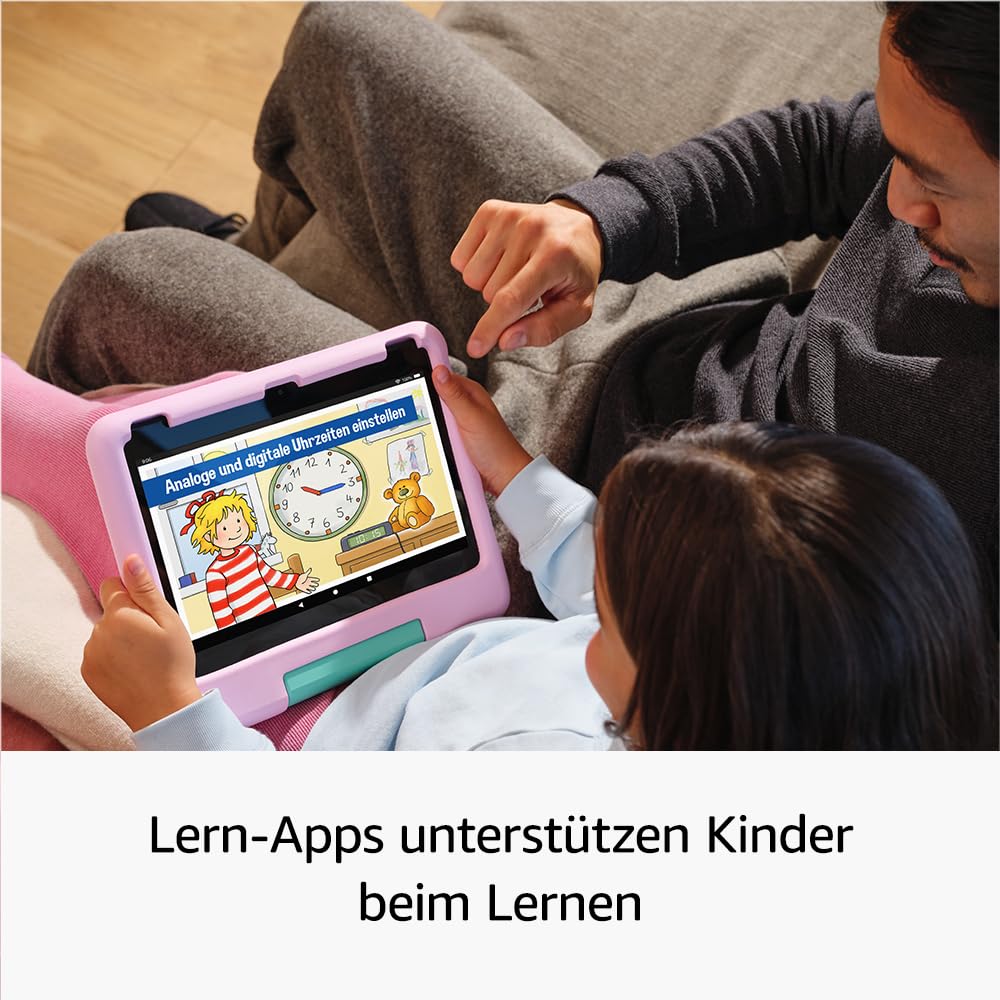 Fire HD 10 Kids Tablet (latest generation), for children from preschool age | With a brilliant 10-inch display, parental controls and a 2-year worry-free guarantee Version 2023, 32 GB, green - TG425K