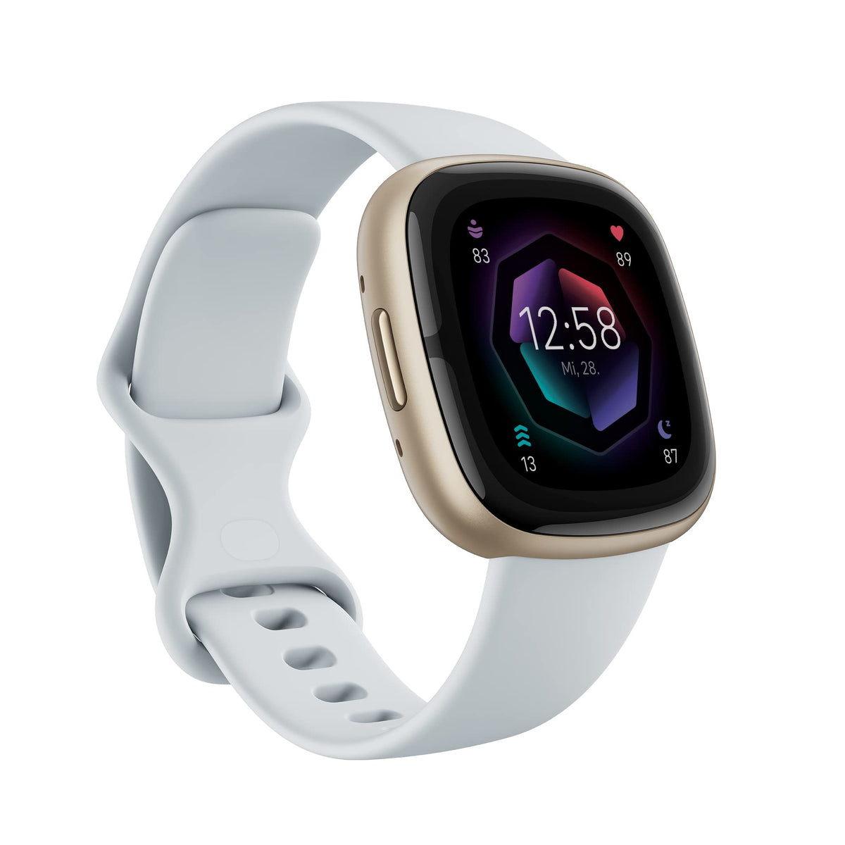 Google Fitbit Sense 2 – Smartwatch for Men and Women – Fitness watch with integrated GPS and phone function – Fitness tracking with stress management, ECG, and sleep analysis – compatible with Android/iOS - FB521GLBM