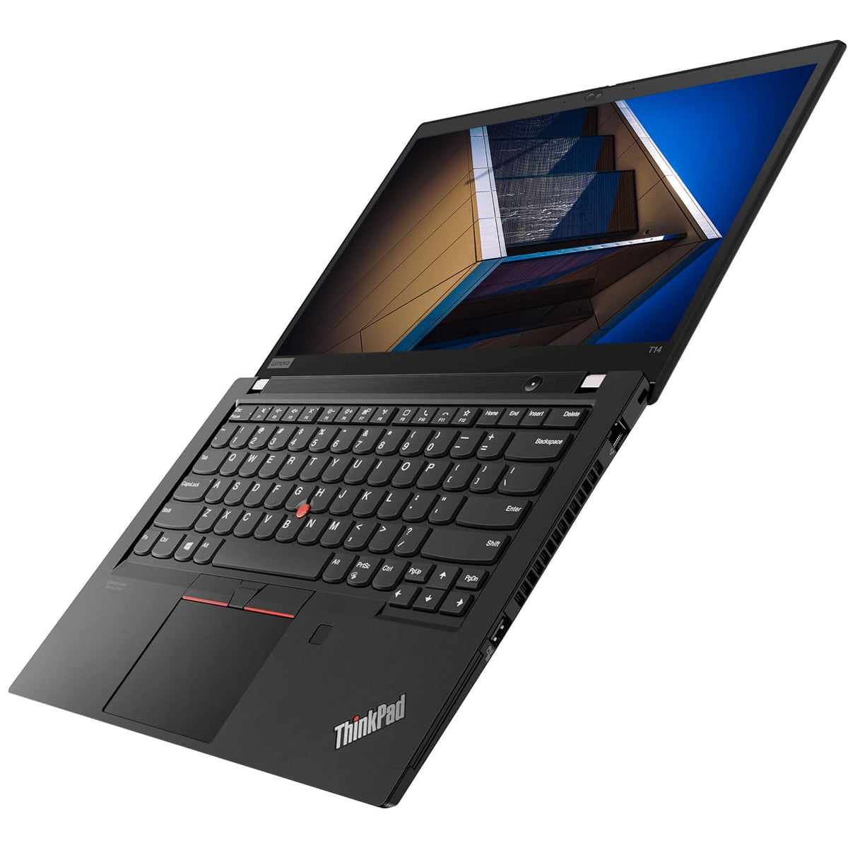 Lenovo Thinkpad T14 Laptop, Procesor Intel de generație a 11-a Core i5-1145G7, 16GB RAM, 512GB SSD, HDMI, Tastatură QWERTY, Windows 11 Pro (Recondiționat)