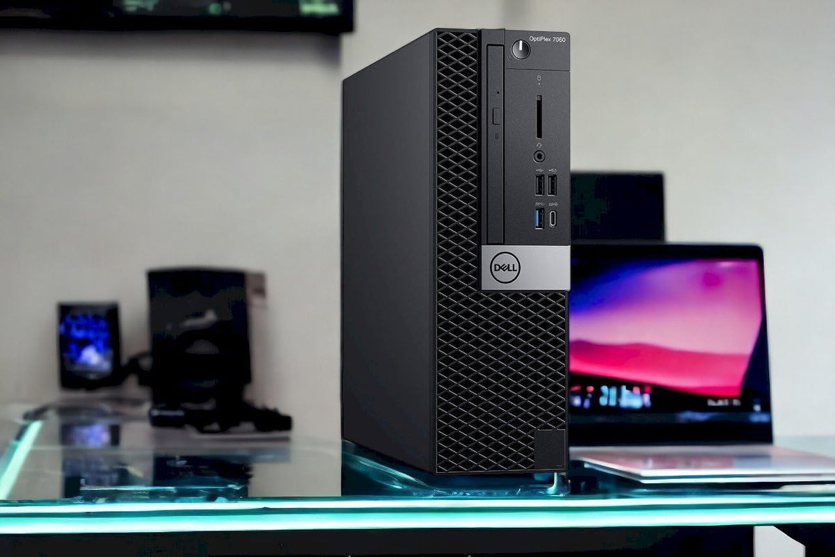 Dell Optiplex 7060 SFF Desktop Computer PC, Intel Core i5-8500, 8GB RAM, 256GB SSD, WiFi, Bluetooth, US QWERTY Keyboard, Windows 11 Pro (Refurbished)