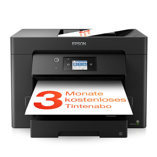 Epson Workforce WF-7830DTWF A3 Wireless Multifunction Inkjet Printer with 3 Months Free Ink with ReadyPrint Subscription* - C11CH68403