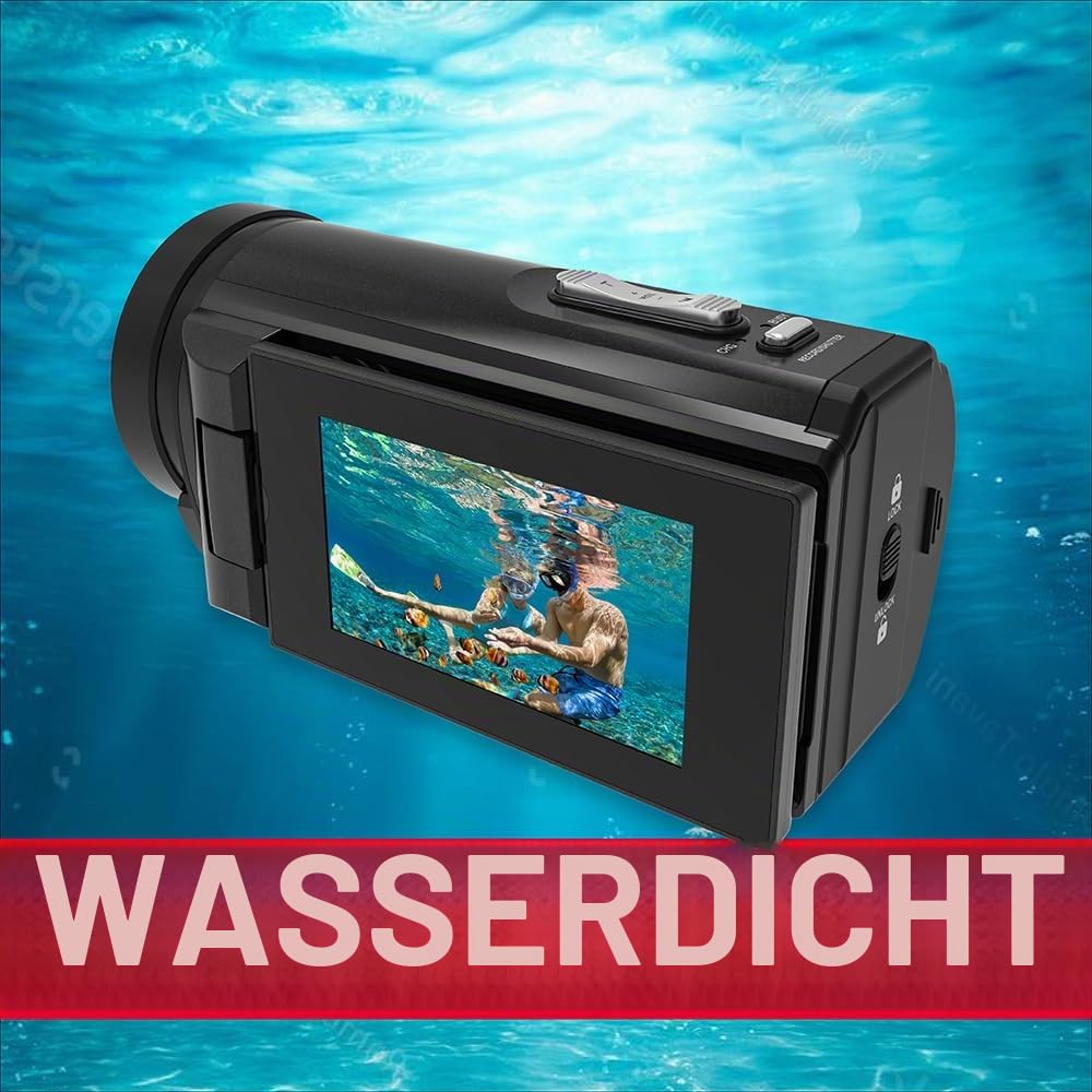 AGFAPHOTO Realimove CC4000W Camcorder Waterproof 4K