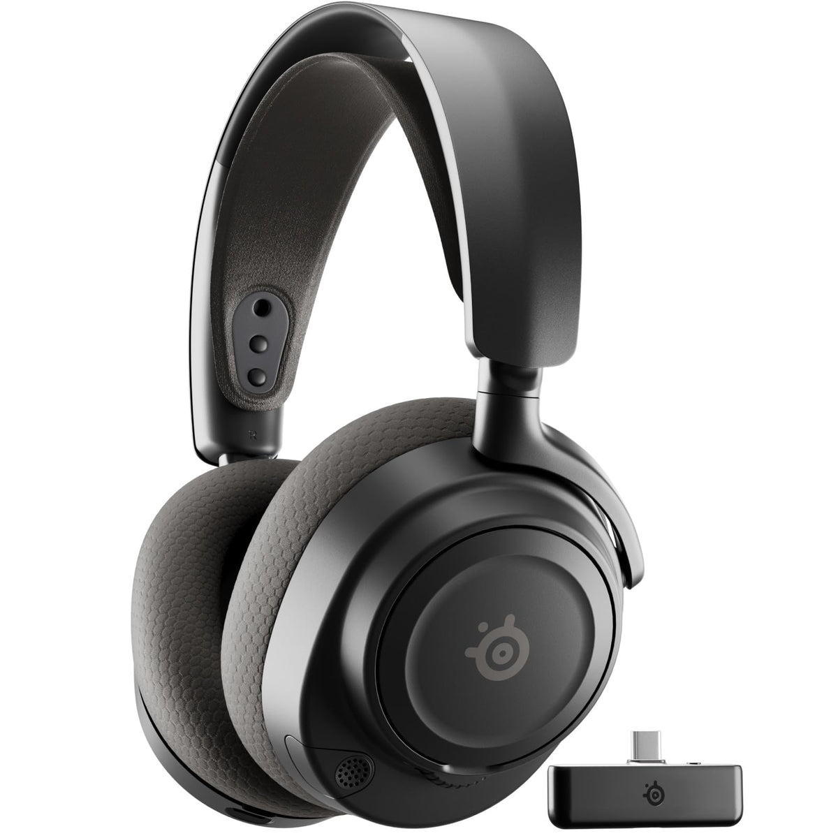 SteelSeries Arctis Nova 7X Wireless Gen 2 Xbox Headset - Căști de gaming wireless - Control prin aplicație - Peste 50 de ore de autonomie & funcție de încărcare rapidă - 2,4 GHz + Bluetooth simultan - Pentru Xbox, PC & mai mult - Negru - 61758