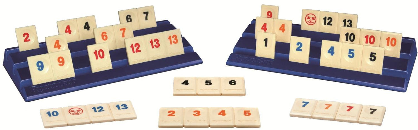 Jumbo Games Original Rummikub in a metal tin - the classic board game - for adults and children aged 7 and over, 3973 - JUM03973